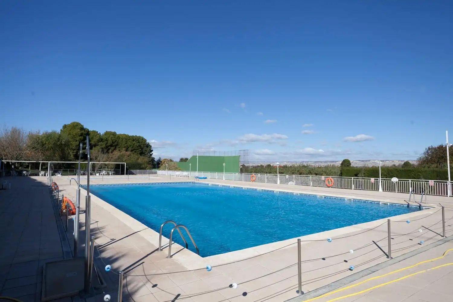 Swimming pool of Houses for sale in Zaragoza  with Air Conditioner, Heating and Private garden