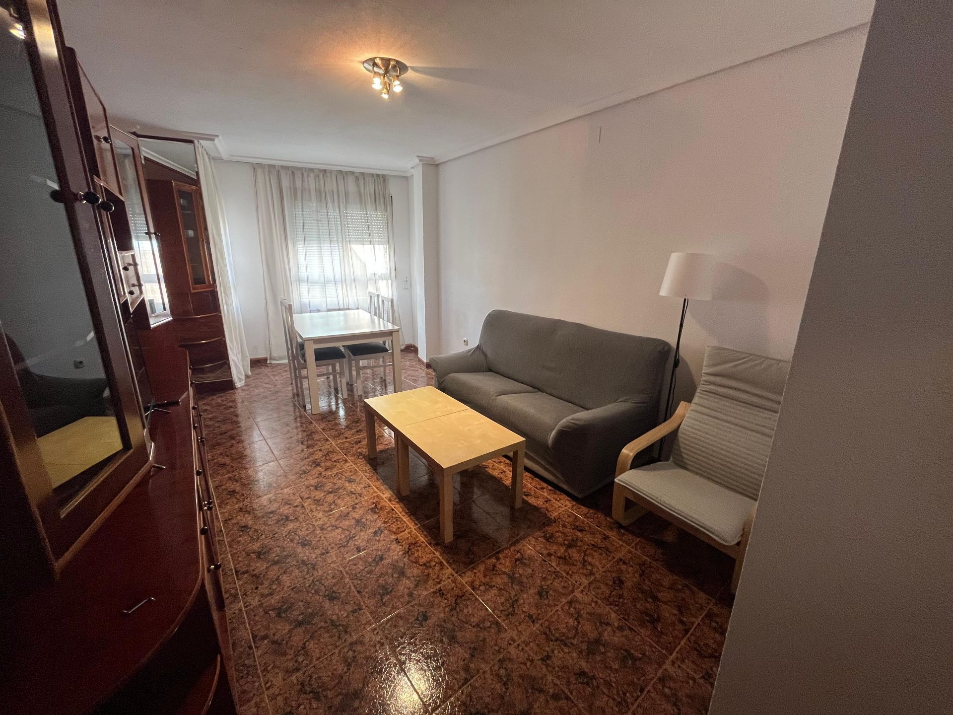 Living room of Flat to rent in Cuenca Capital  with Heating, Storage room and Furnished