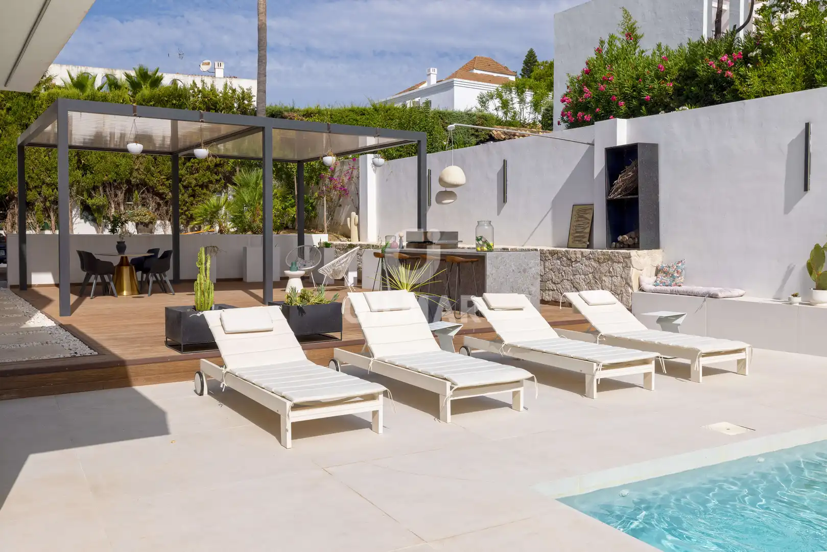 Terrassa de Casa o xalet en venda en Marbella amb Calefacció, Jardí privat i Piscina