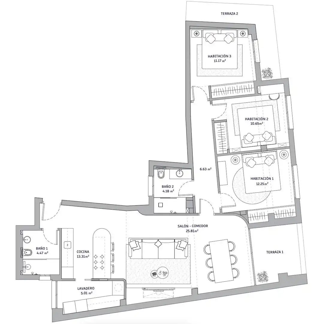 Flat for sale in Málaga  with Air Conditioner, Heating and Terrace