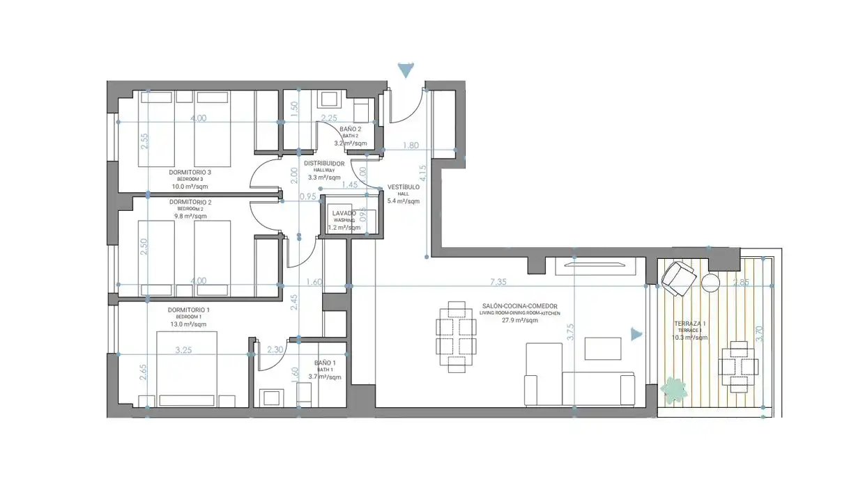 Apartamento con piscina en venta en Hipódromo - Cerrado del Águila, imagen 7