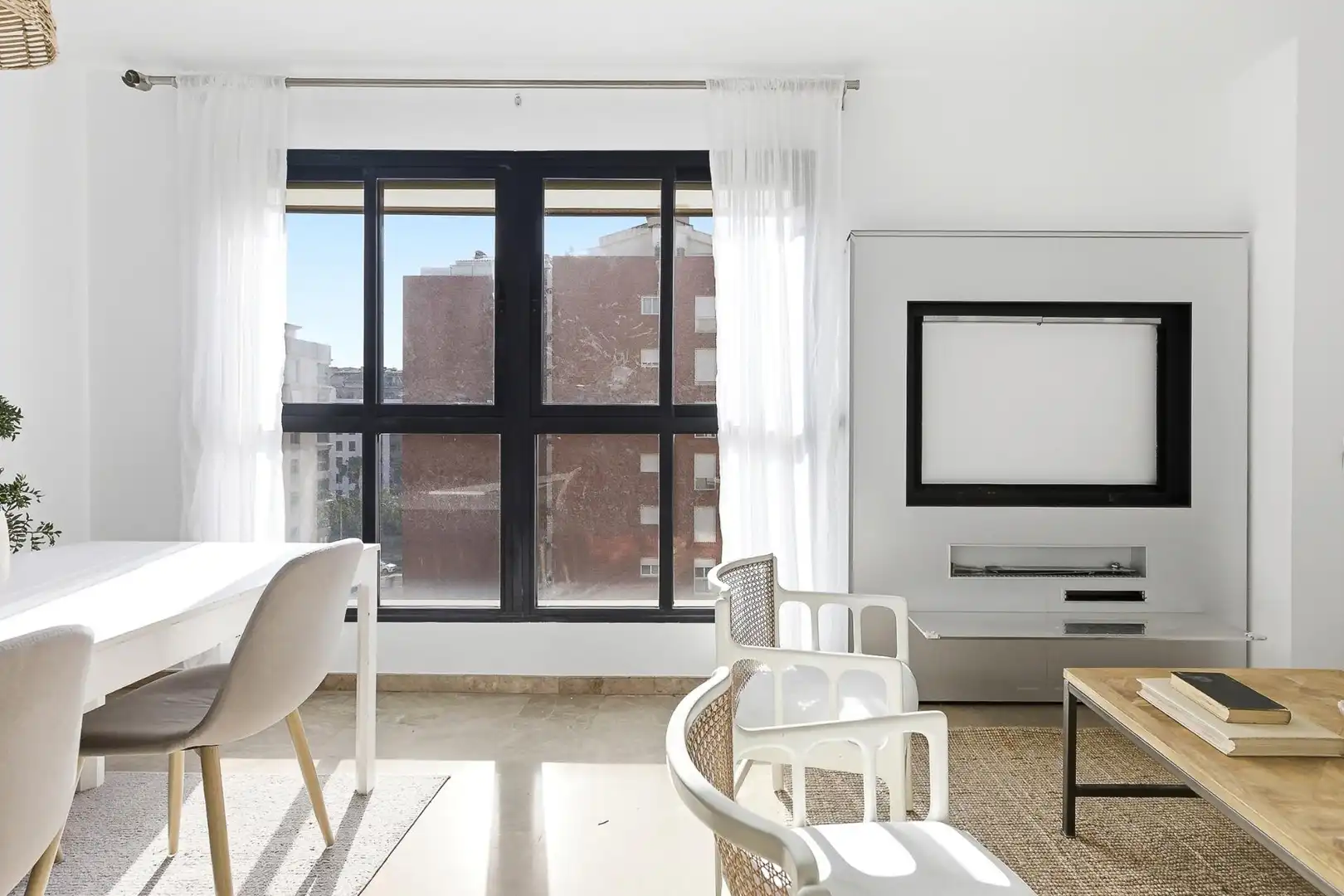 Sala d'estar de Pis en venda en Castellón de la Plana / Castelló de la Plana amb Aire condicionat, Jardí privat i Balcó