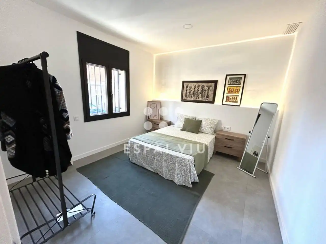 Schlafzimmer von Haus oder Chalet zum Verkauf in Terrassa mit Klimaanlage, Heizung und Privatgarten