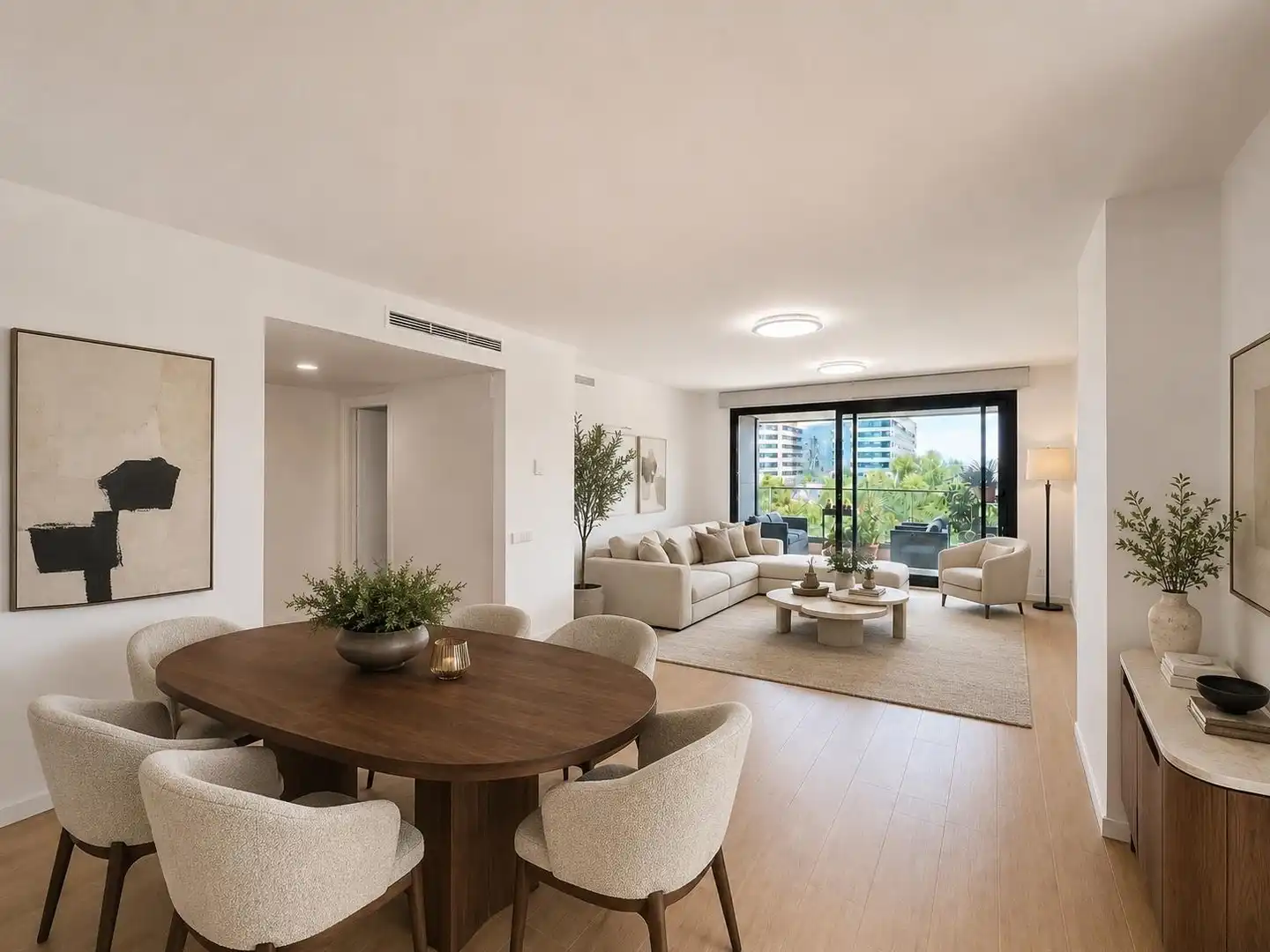 Wohnzimmer von Wohnung zum Verkauf in Valencia mit Klimaanlage, Terrasse und Abstellraum