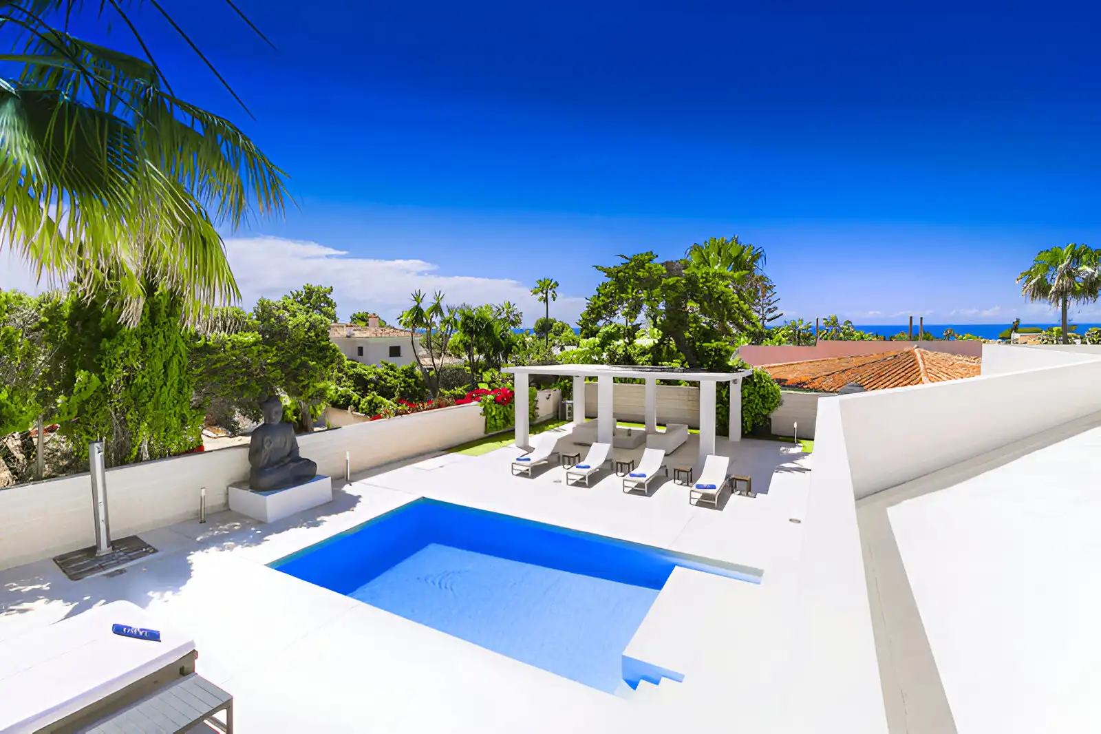 Jardín de Casa o chalet en venta en Marbella con Aire acondicionado, Jardín privado y Terraza