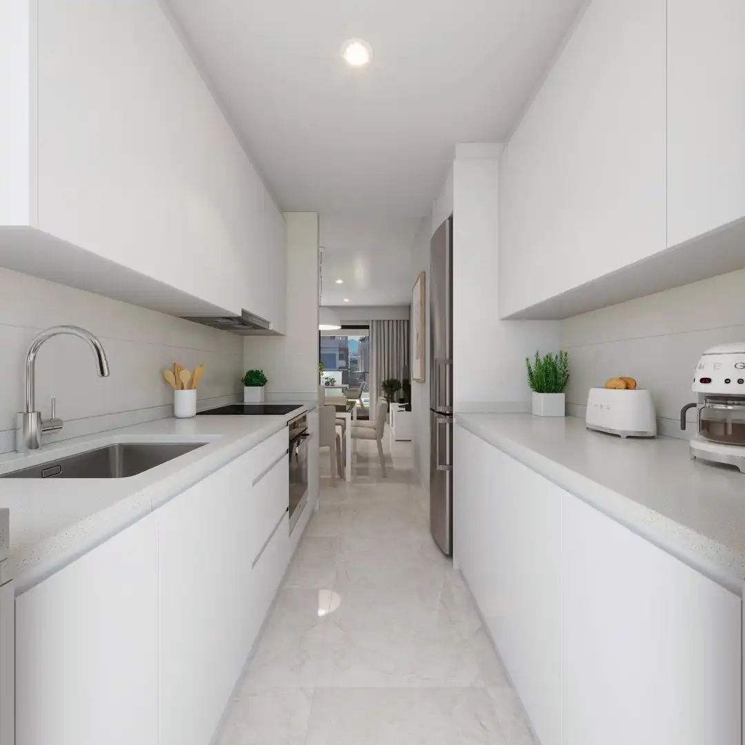 Kitchen of Houses for sale in Mazarrón  with Private garden, Terrace and Swimming Pool