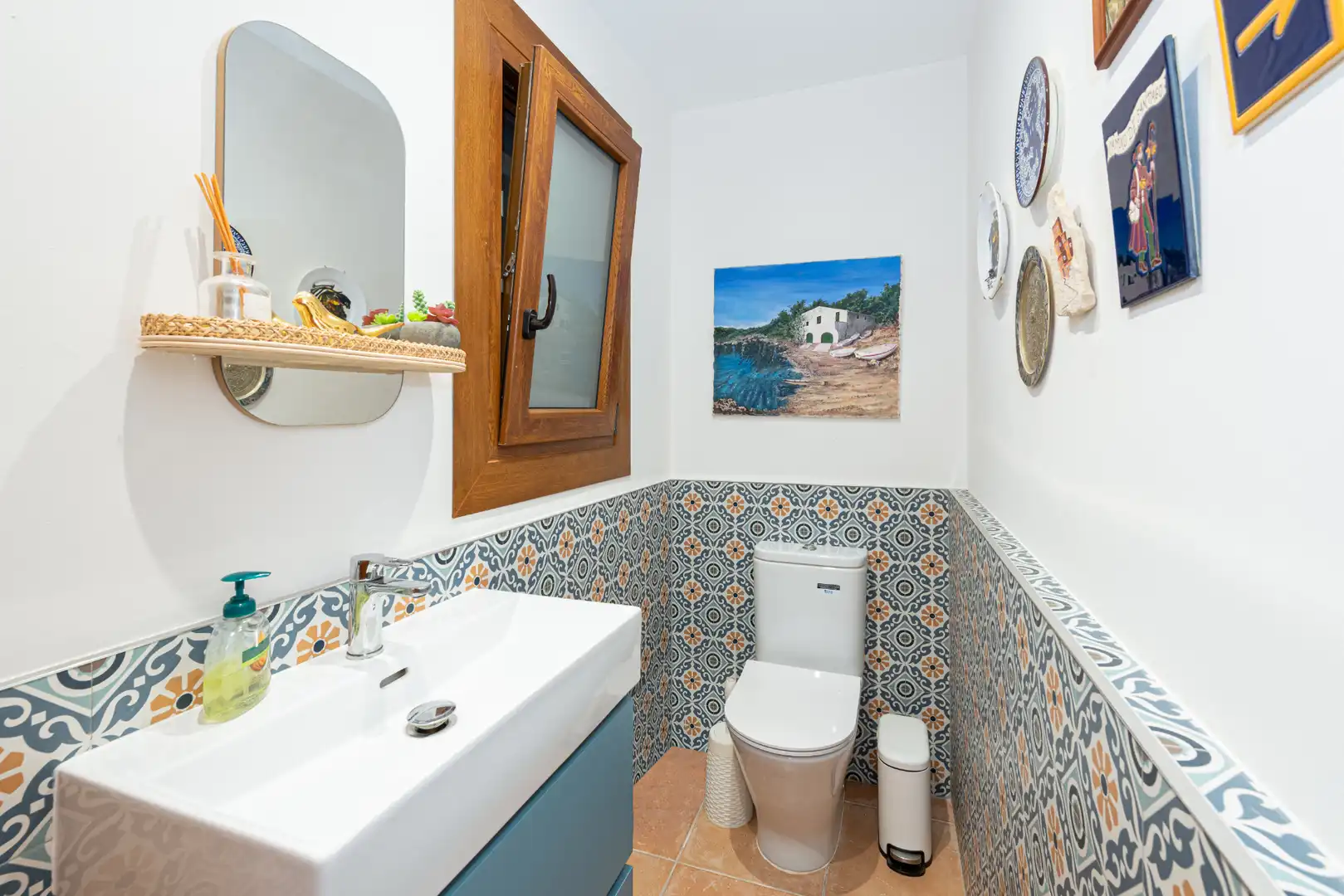 Baño de Casa o chalet en venta en Pollença con Aire acondicionado, Calefacción y Jardín privado