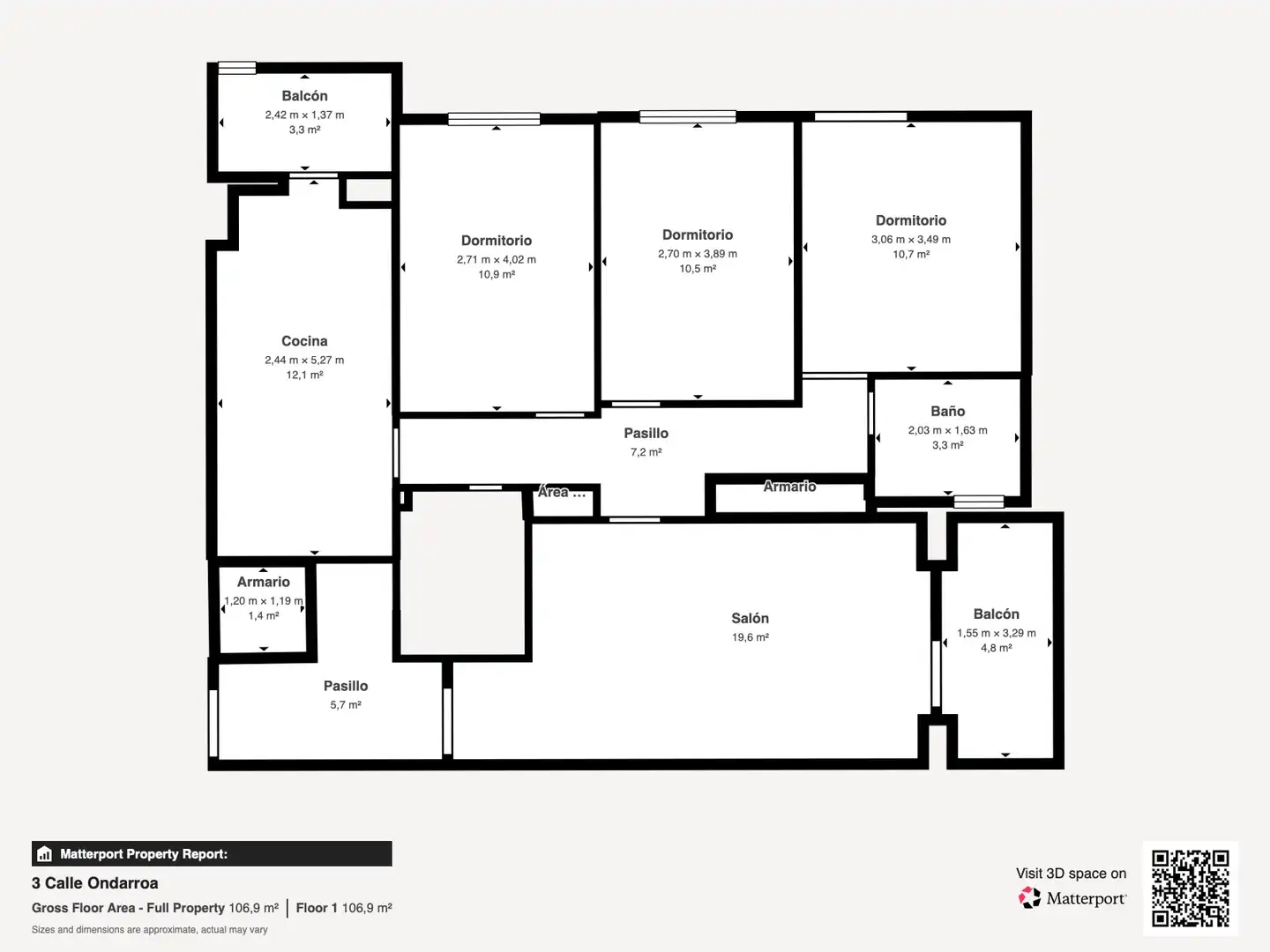 Piso en venta en Otxarkoaga - Txurdinaga