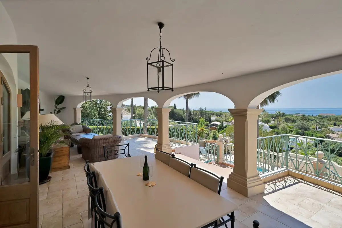 Terraza de Casa o chalet en venta en Marbella con Aire acondicionado, Calefacción y Jardín privado