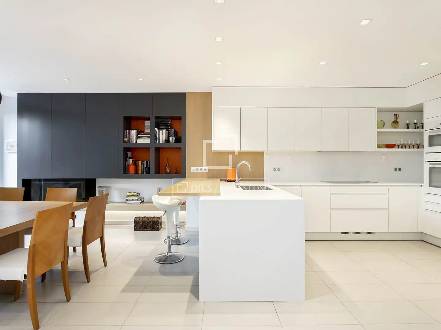 Kitchen of Houses for rent in Barcelona  with Air Conditioner, Heating and Private garden
