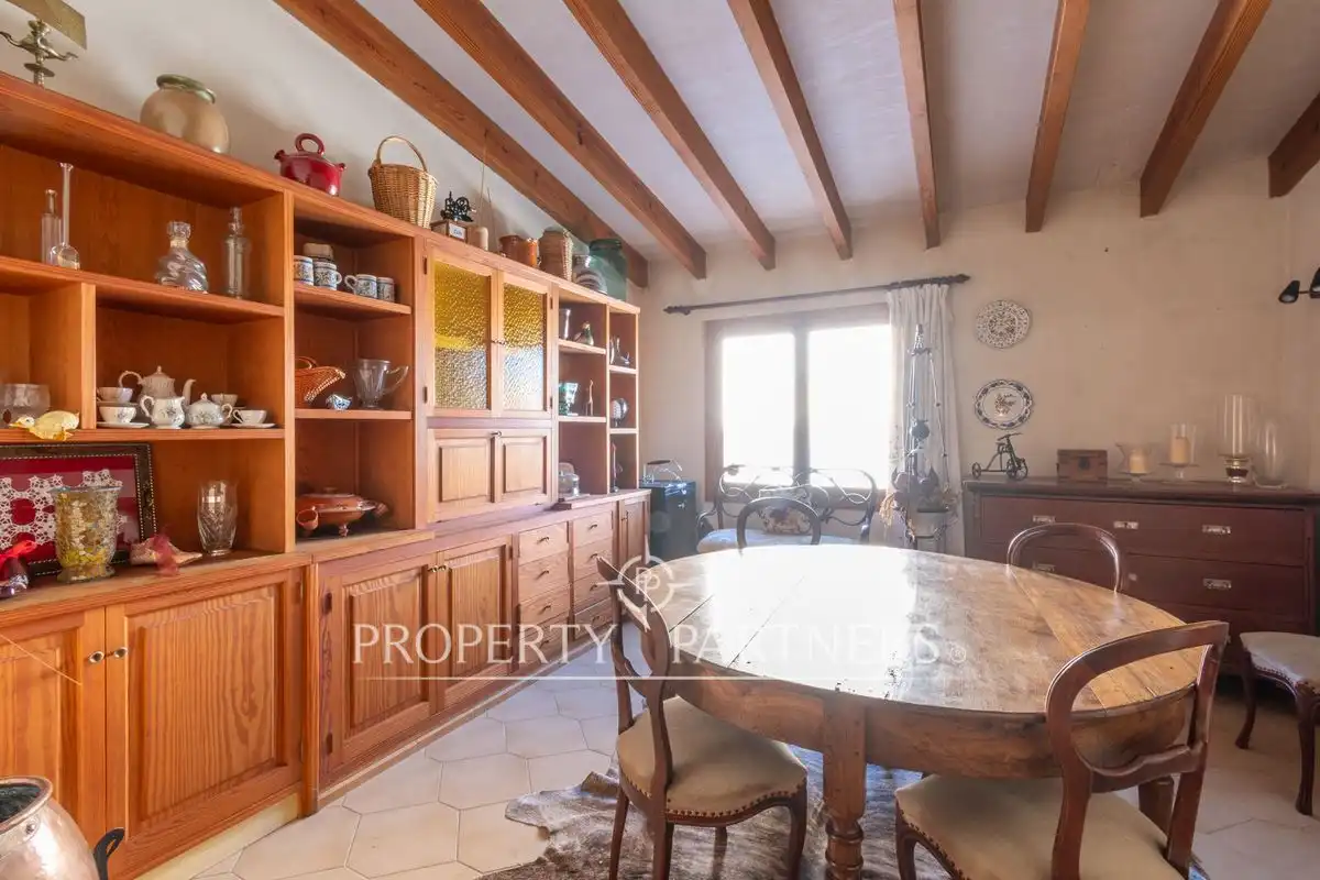 Menjador de Casa o xalet en venda en  Palma de Mallorca amb Aire condicionat, Calefacció i Jardí privat