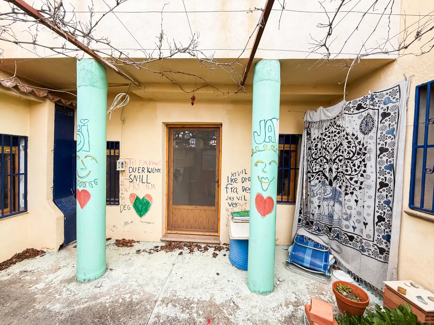 Vista exterior de Finca rústica en venta en Gor con Jardín privado, Terraza y Amueblado