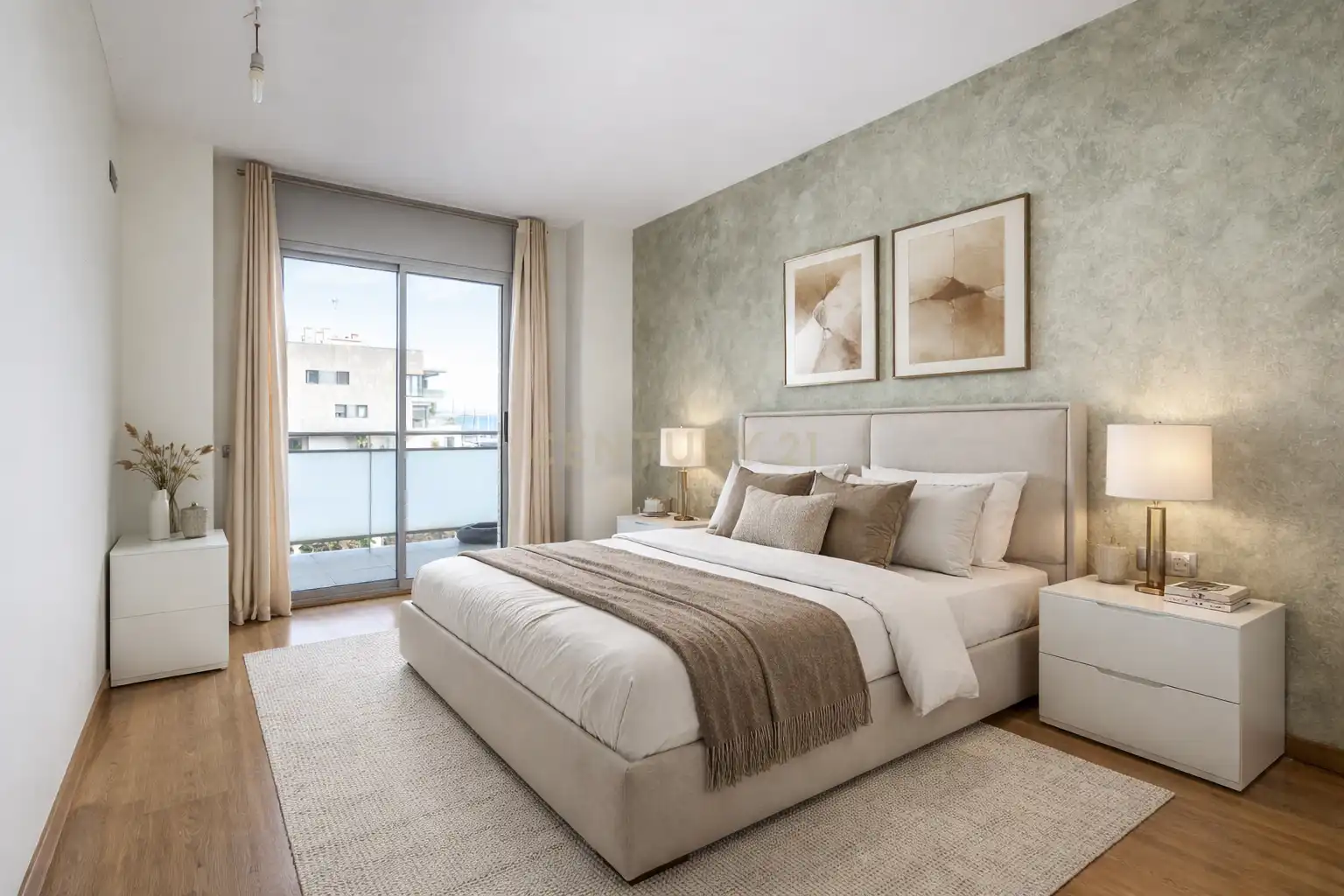 Habitación de Apartamento en venta en Badalona con Jardín privado, Piscina y Balcón