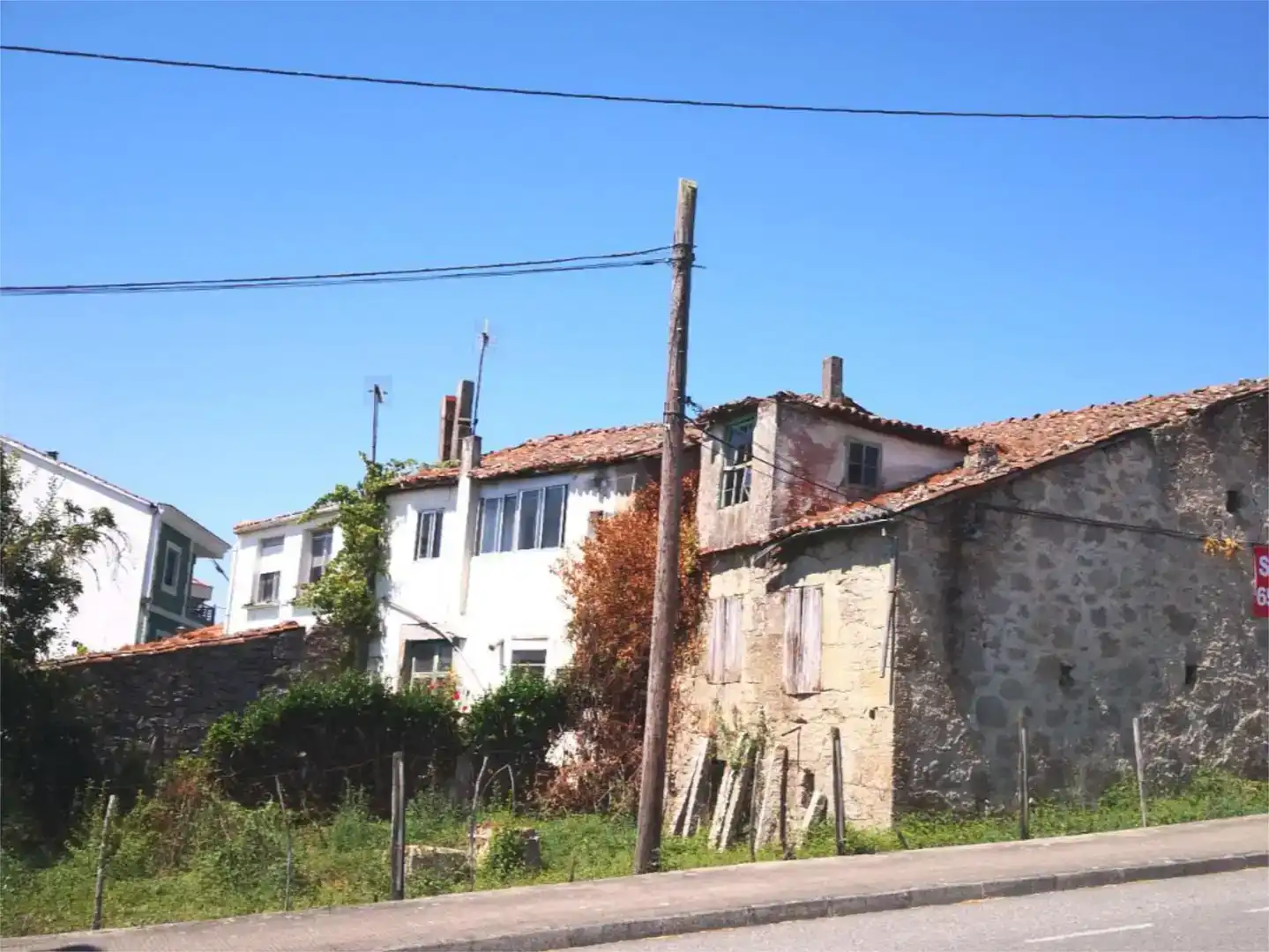 Vista exterior de Casa adosada en venta en Chantada con Jardín privado