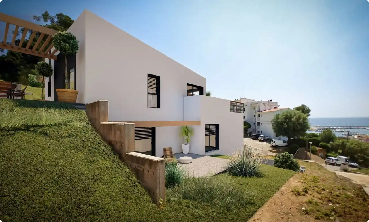 Vista exterior de Casa o xalet en venda en L'Estartit amb Aire condicionat, Calefacció i Jardí privat