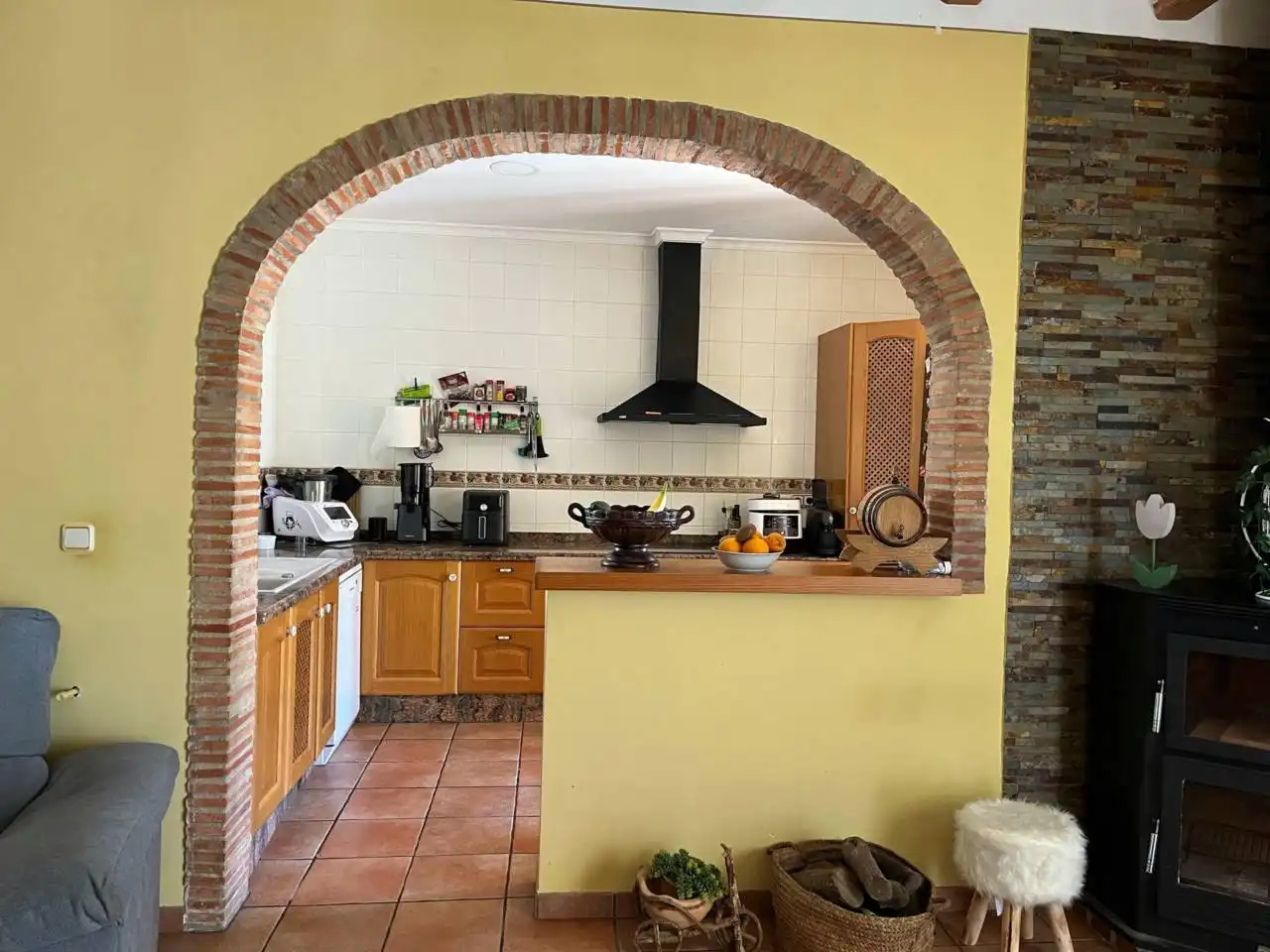 Cuina de Casa o xalet en venda en Ador amb Aire condicionat, Calefacció i Jardí privat