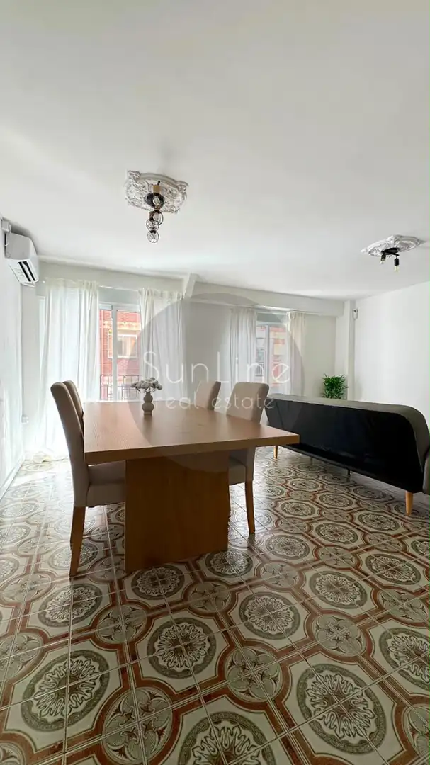 Dining room of Flat for rent in Valencia  with Air Conditioner, Furnished and Balcony