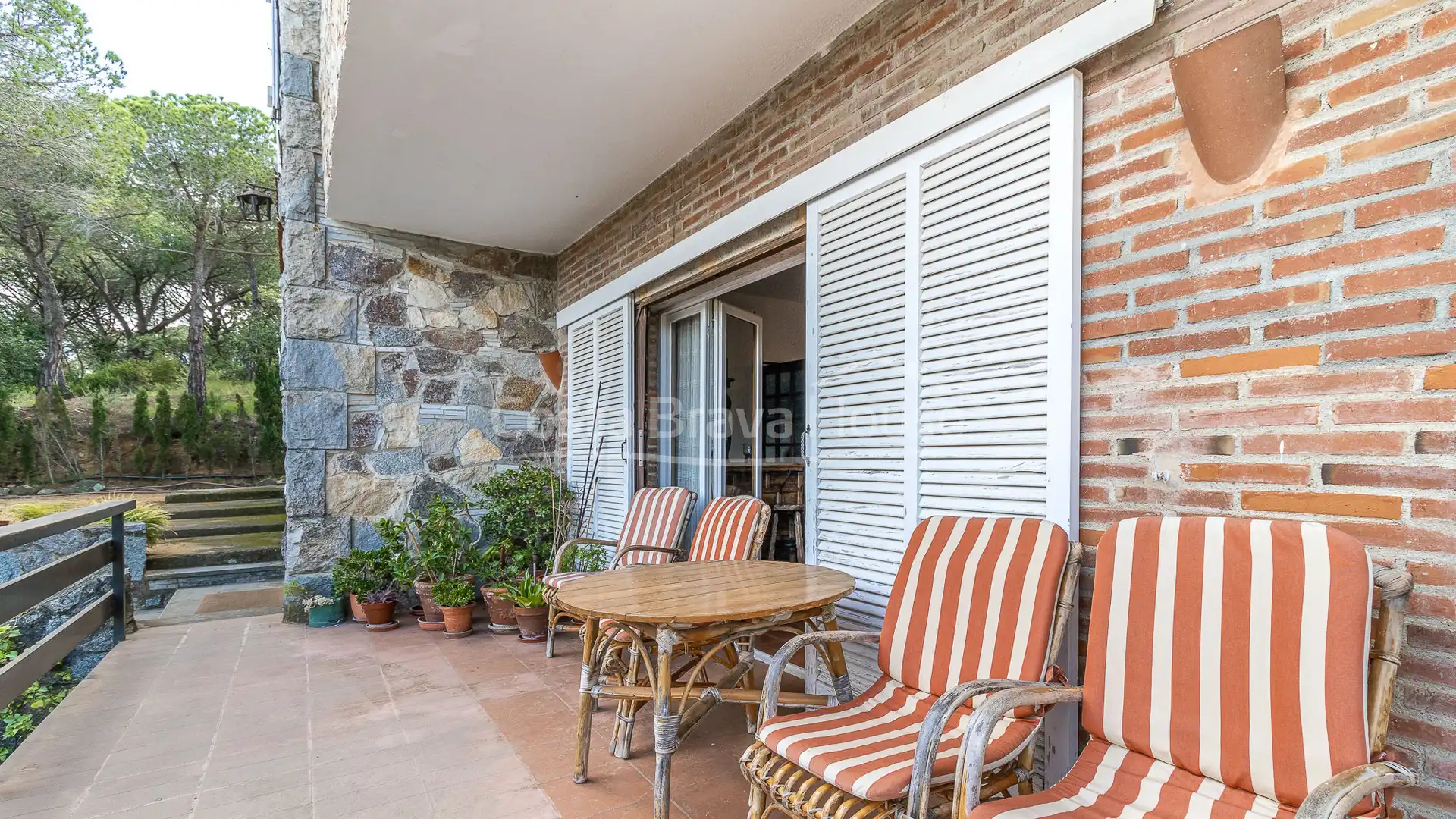 Terrassa de Finca rústica en venda en Sant Feliu de Guíxols amb Aire condicionat, Calefacció i Jardí privat