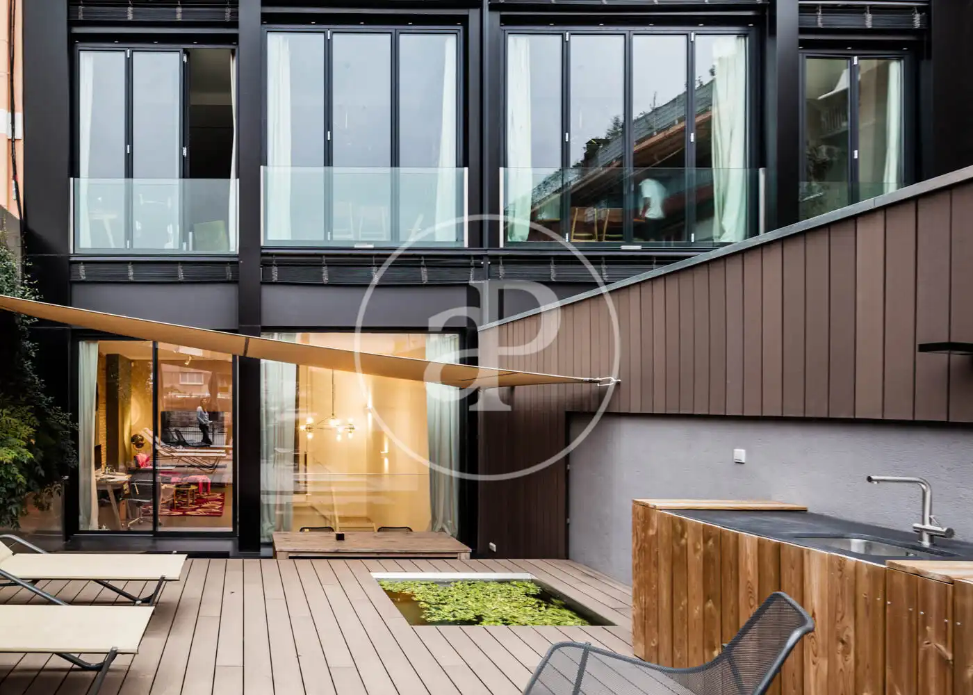 Terraza de Piso de alquiler en Barcelona con Aire acondicionado, Calefacción y Terraza
