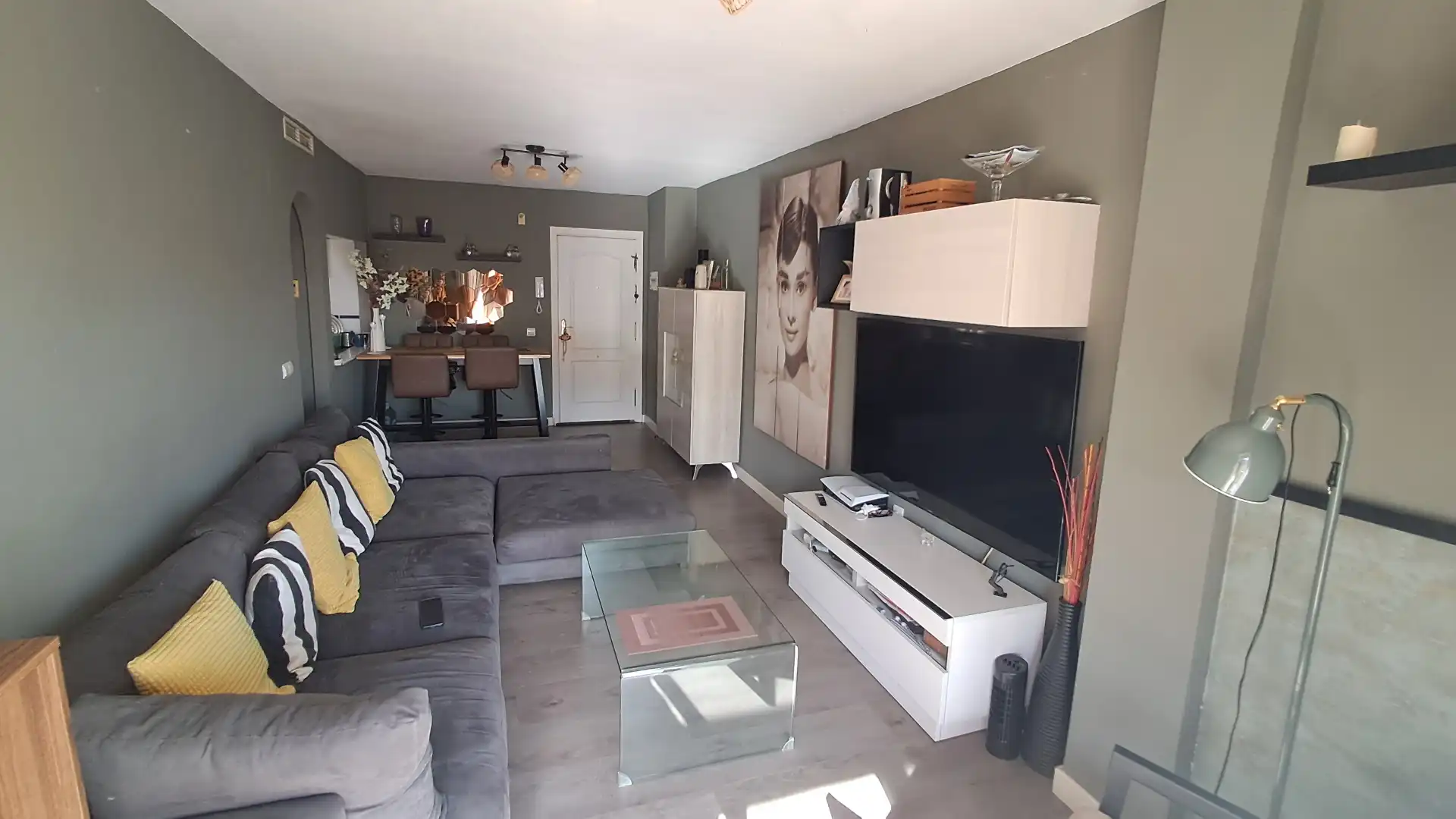 Sala d'estar de Dúplex en venda en Benalmádena amb Aire condicionat, Parquet i Terrassa