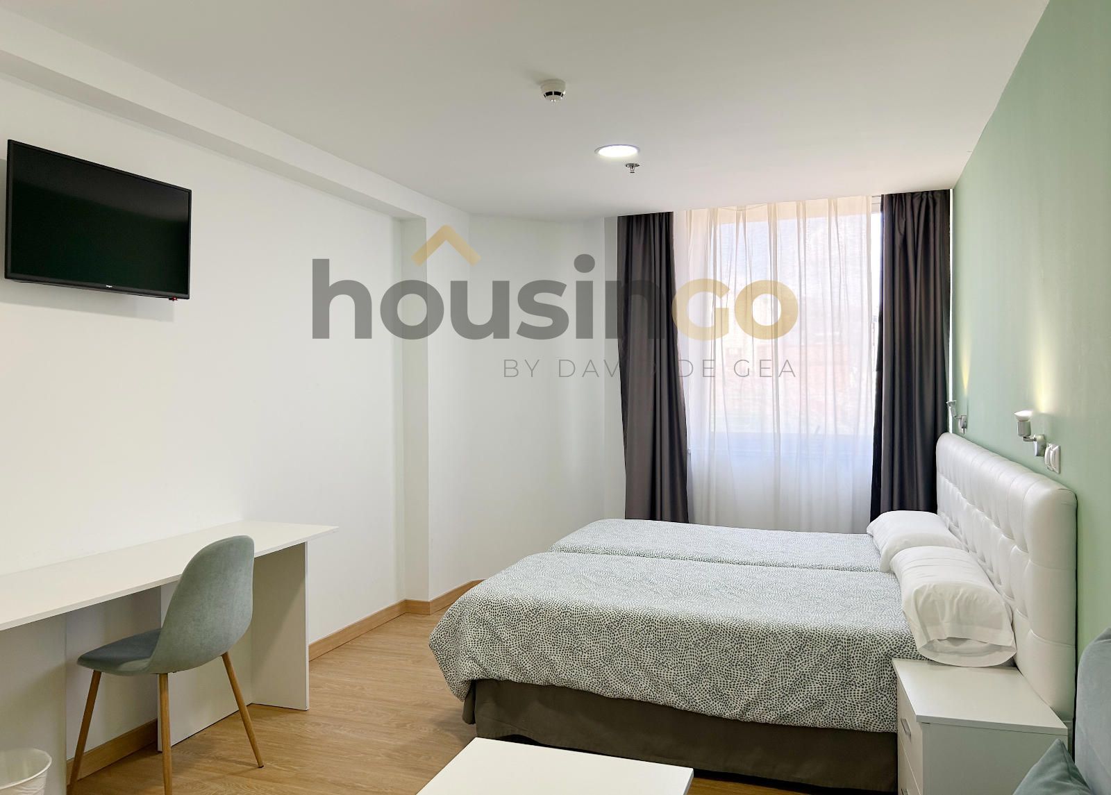 Bedroom of Study to rent in  Madrid Capital  with Air Conditioner, Heating and Furnished