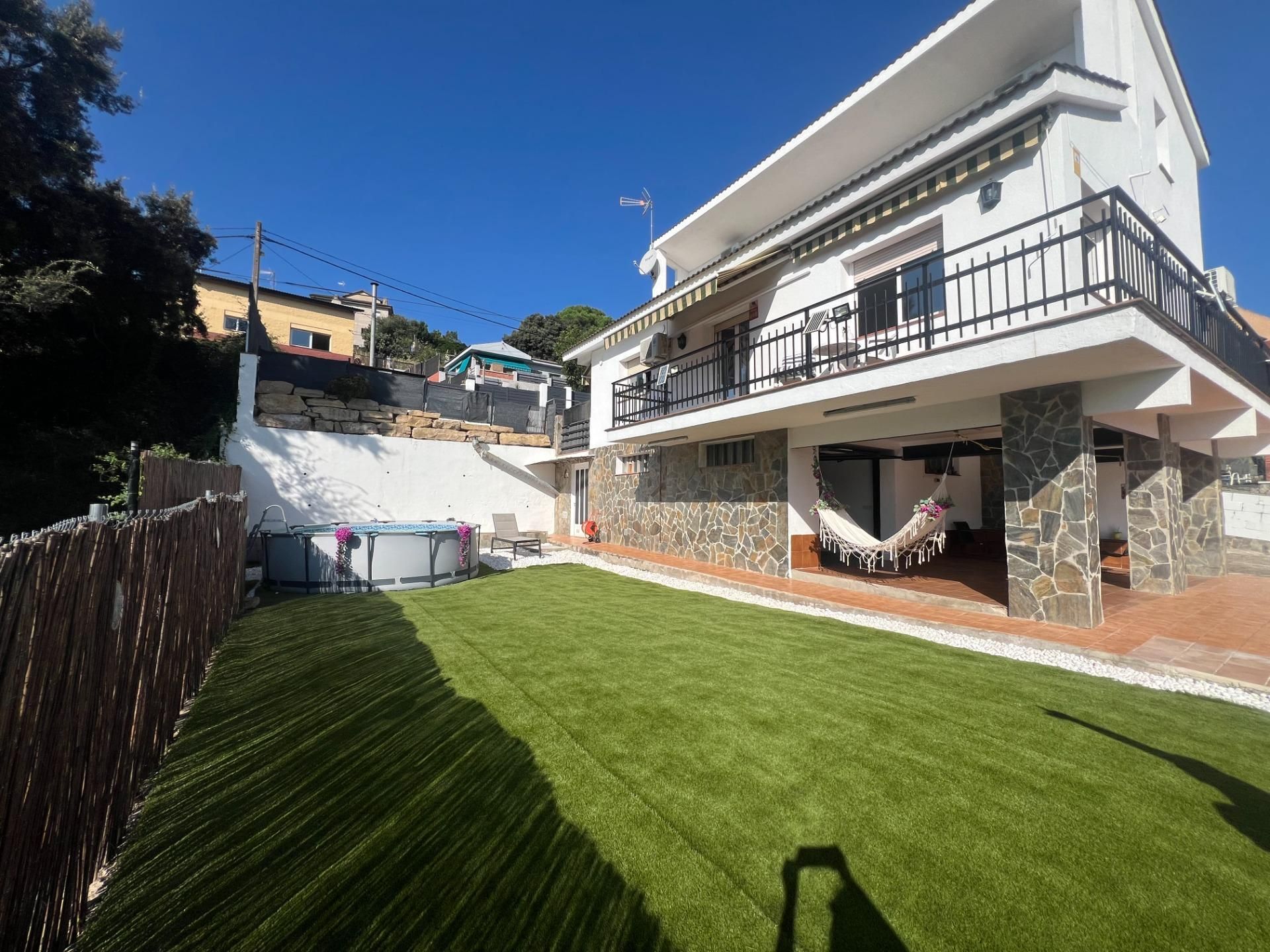 Exterior view of House or chalet for sale in Sentmenat  with Air Conditioner, Heating and Private garden