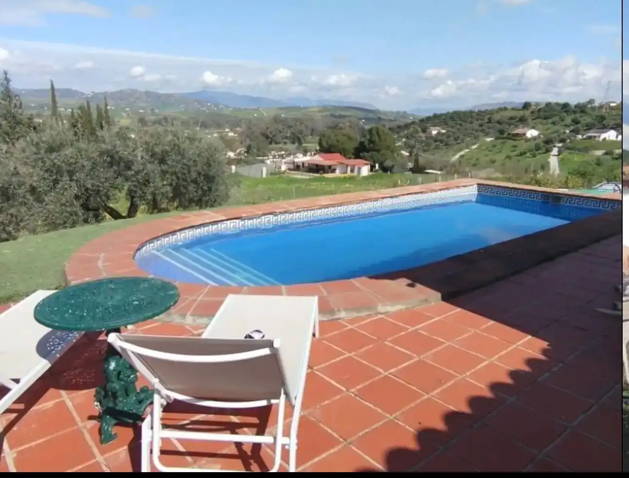 Schwimmbecken von Country house zur Miete in Coín mit Privatgarten, Schwimmbad und Möbliert