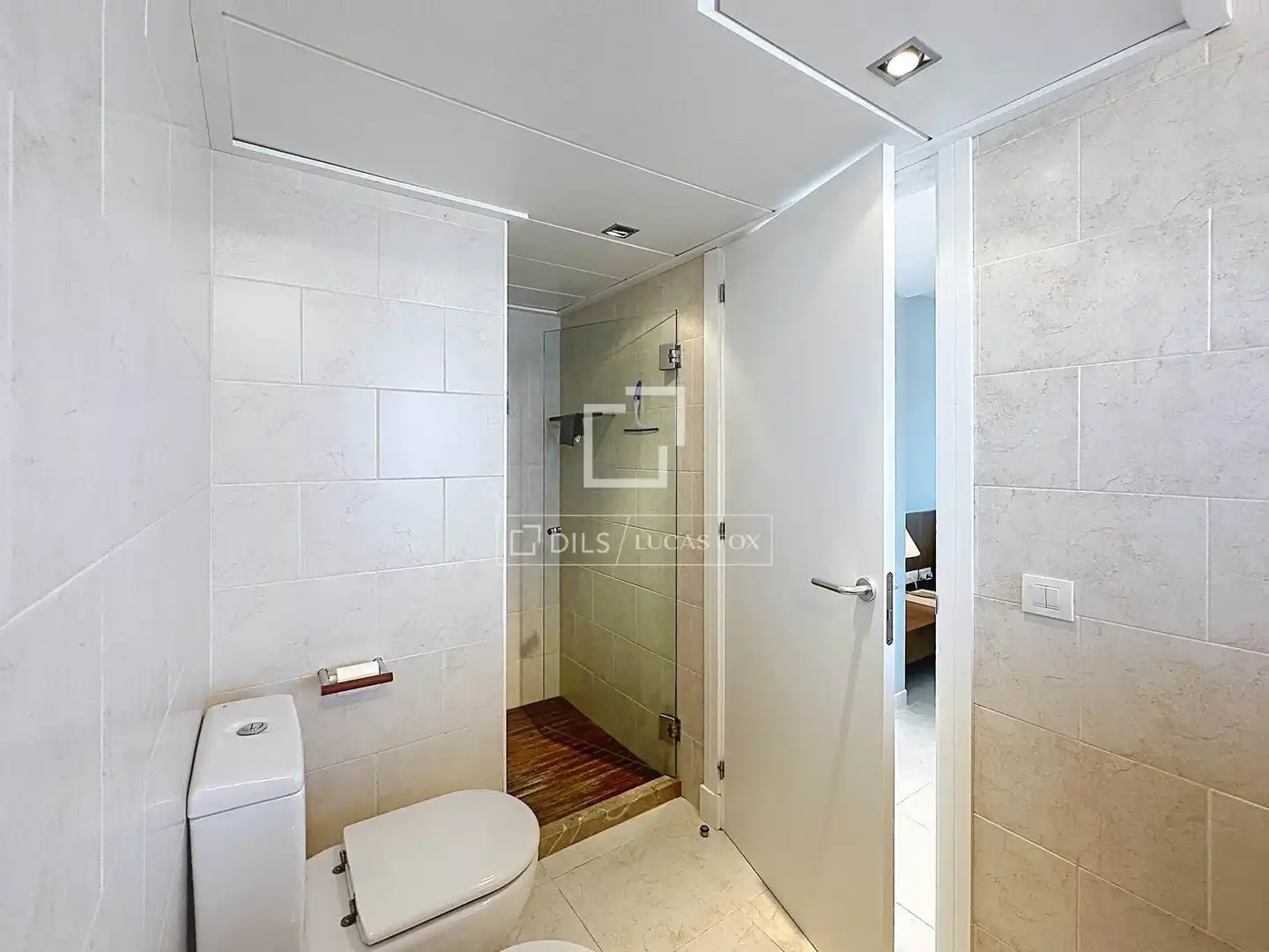 Badezimmer von Wohnung zur Miete in Ciutadella de Menorca mit Klimaanlage, Heizung und Privatgarten
