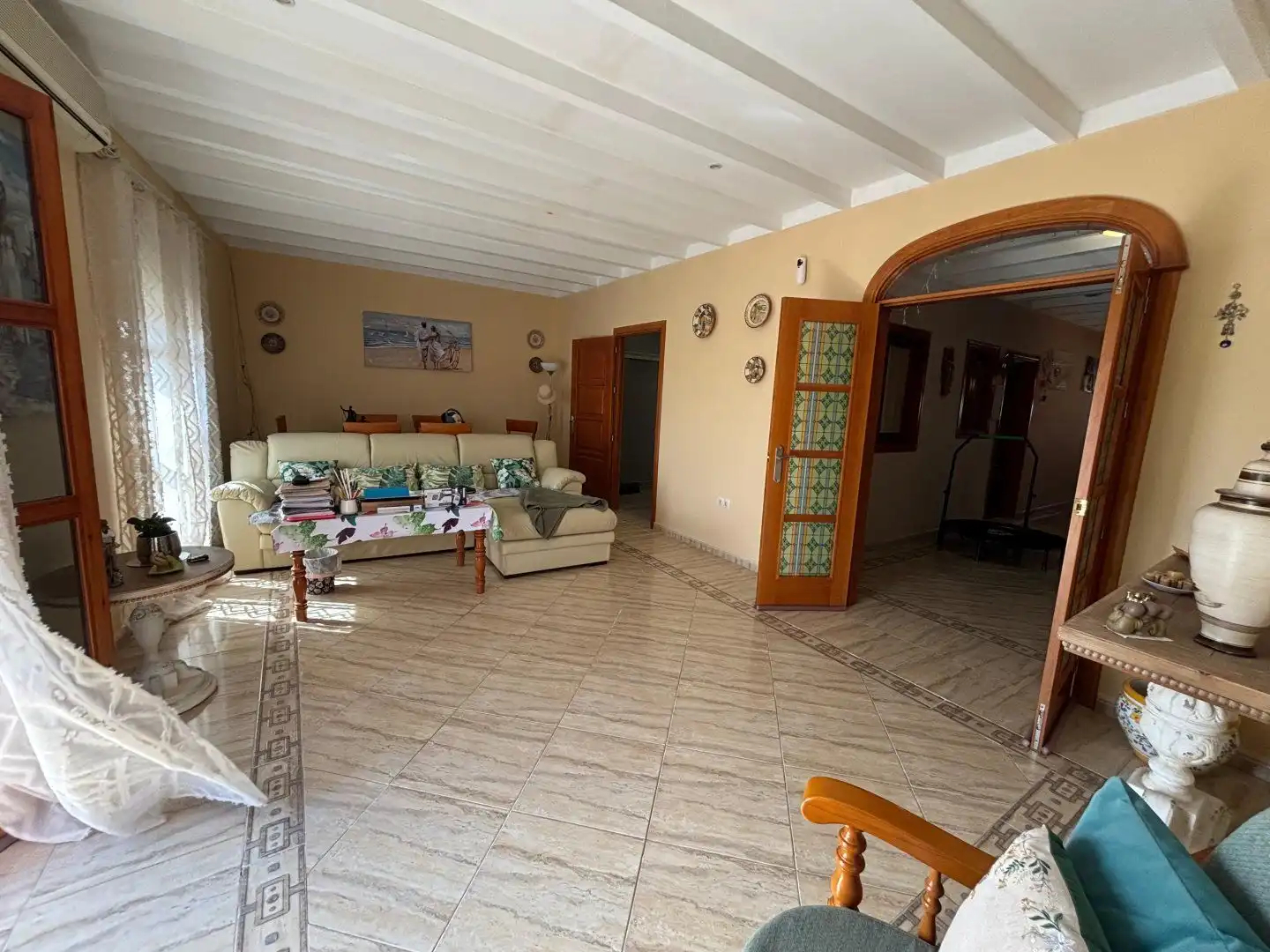 Living room of Flat for sale in Pilas  with Air Conditioner, Terrace and Balcony