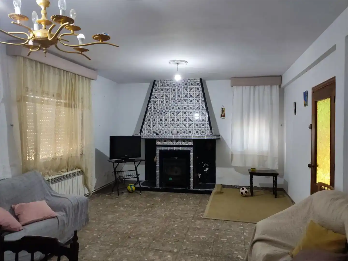 Sala d'estar de Casa o xalet en venda en Malpica de Tajo