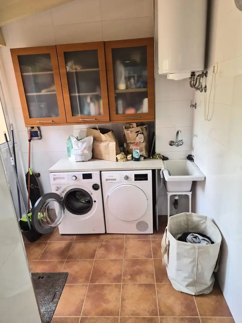 Cuina de Casa o xalet en venda en Alguazas amb Aire condicionat, Jardí privat i Moblat