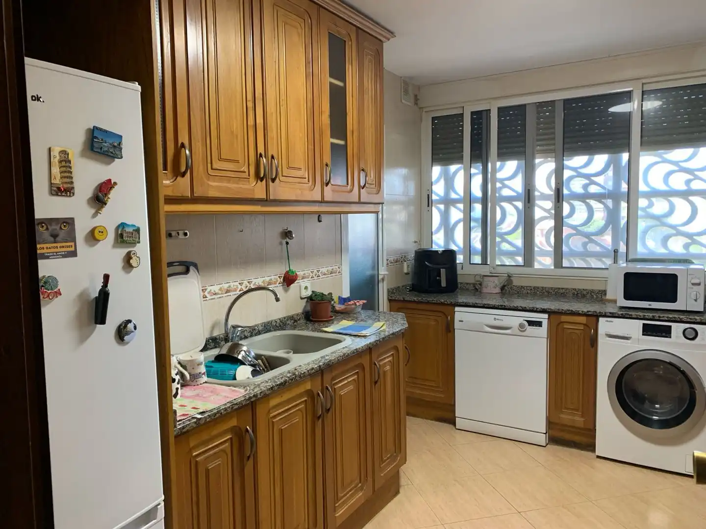 Cocina de Piso en venta en Alicante / Alacant con Terraza, Amueblado y Balcón