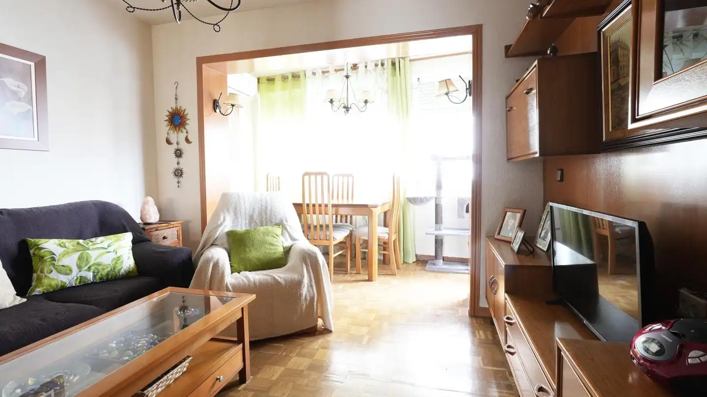 Sala de estar de Piso en venta en  Madrid Capital con Aire acondicionado, Calefacción y Terraza