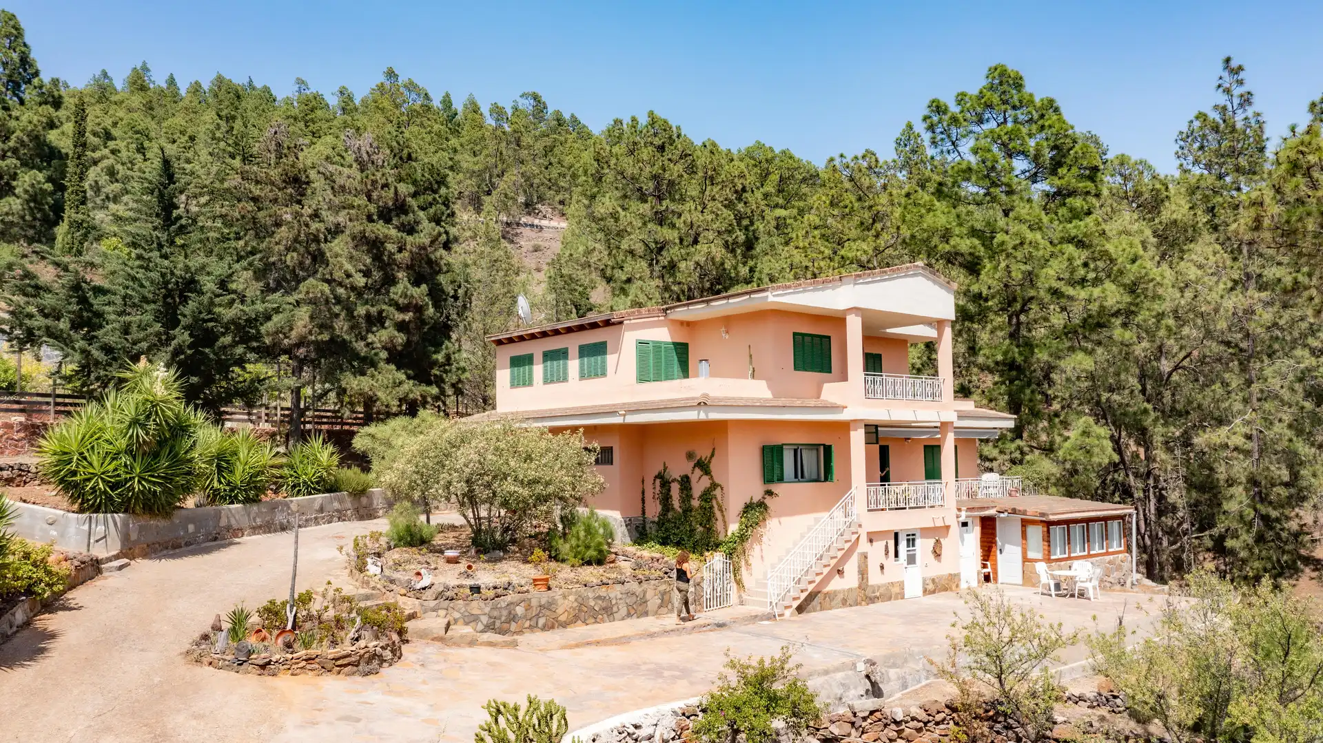 Vista exterior de Casa o xalet en venda en Vilaflor de Chasna amb Moblat