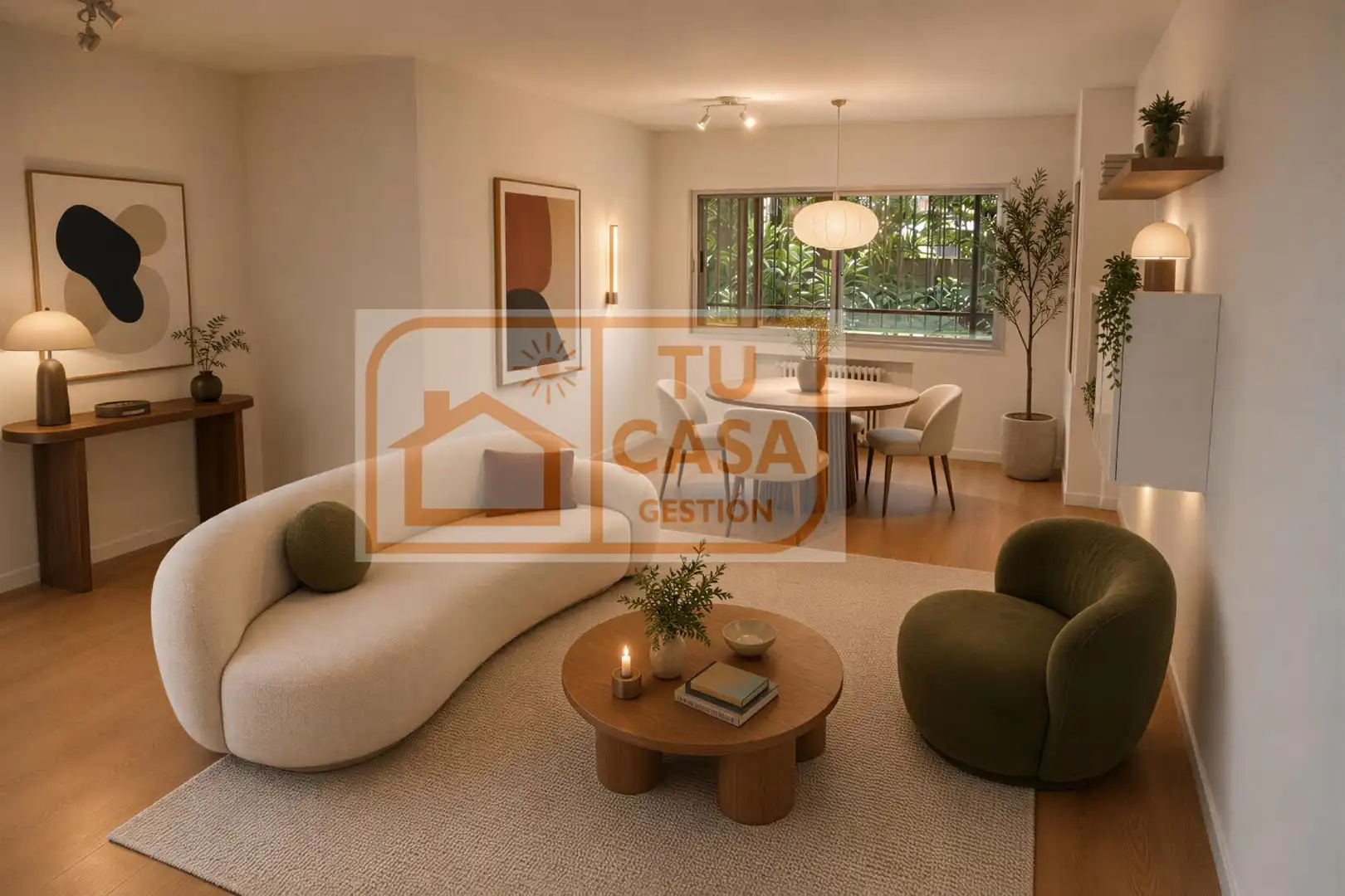 Sala d'estar de Pis en venda en Madrid amb Calefacció, Parquet i Terrassa