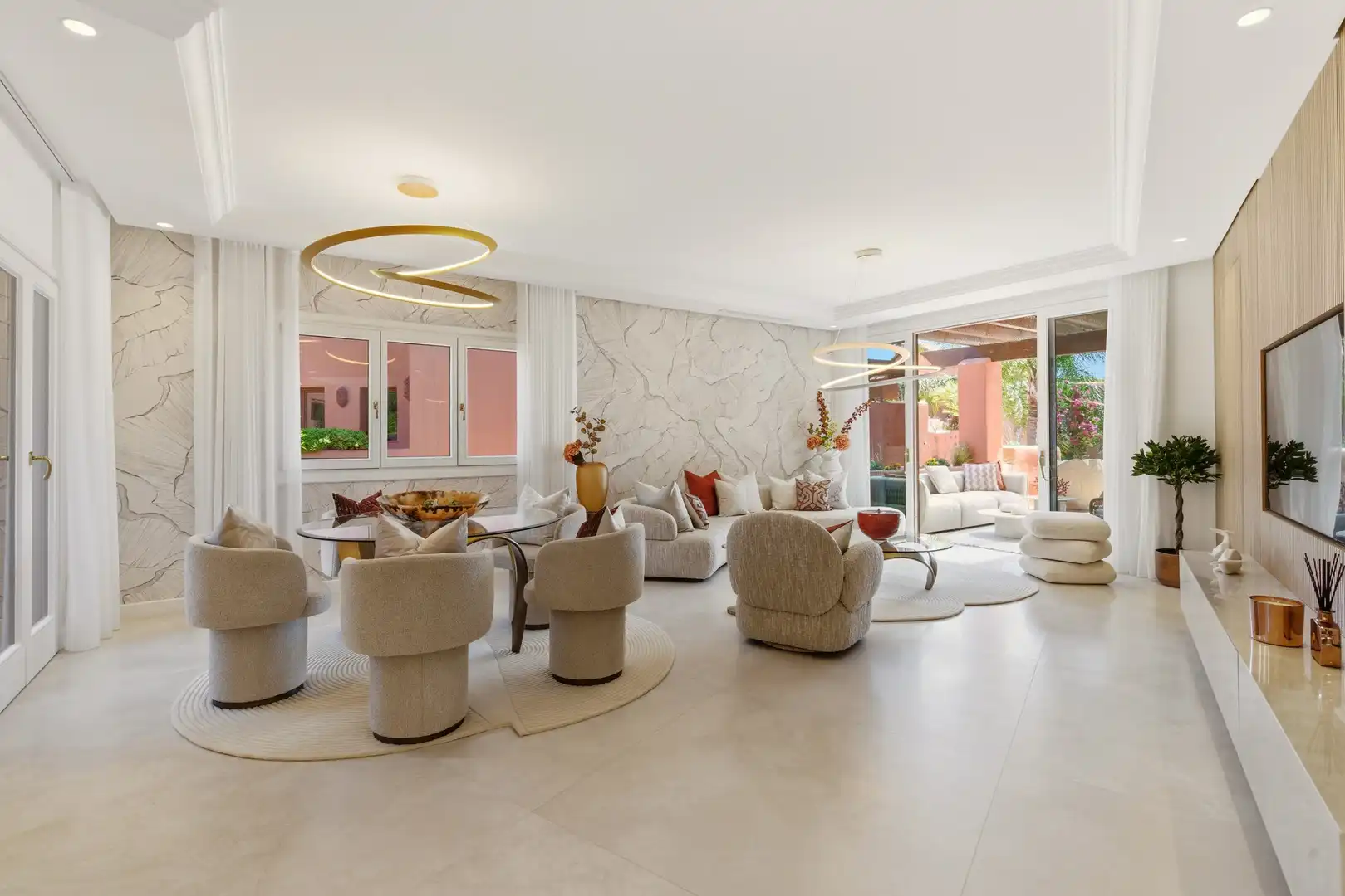 Living room of Attic for sale in Estepona  with Air Conditioner, Heating and Terrace