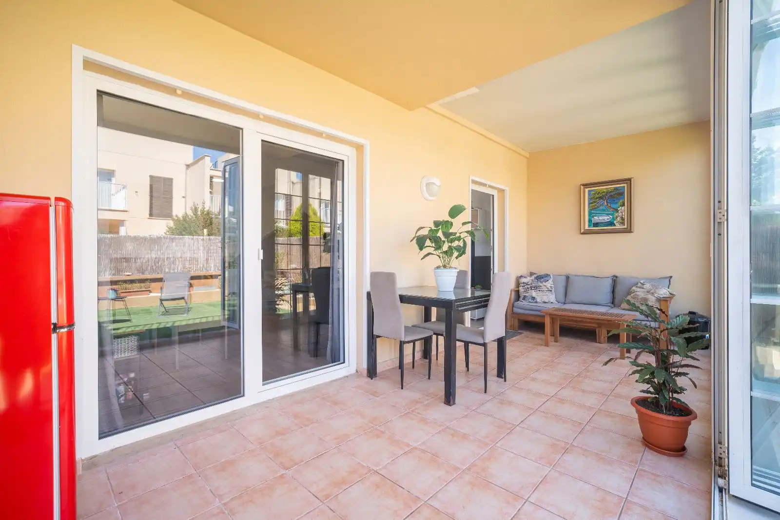 Terrassa de Casa adosada en venda en Alcúdia amb Aire condicionat, Calefacció i Jardí privat
