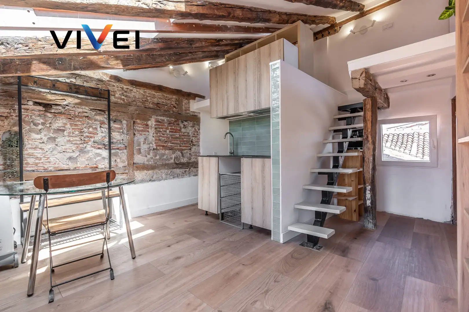 Cocina de Ático en venta en Madrid con Calefacción y Terraza