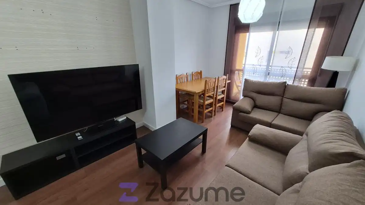 Living room of Flat for rent in Murcia  with Air Conditioner, Private garden and Swimming Pool