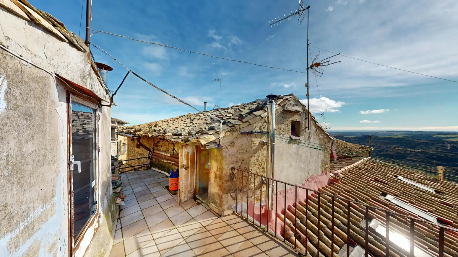 Vista exterior de Casa o chalet en venta en Ujué / Uxue con Calefacción, Parquet y Terraza
