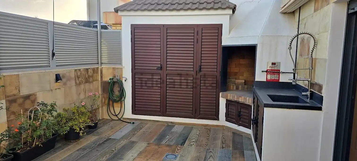 Terrace of Flat for rent in Sedaví  with Air Conditioner, Furnished and Oven