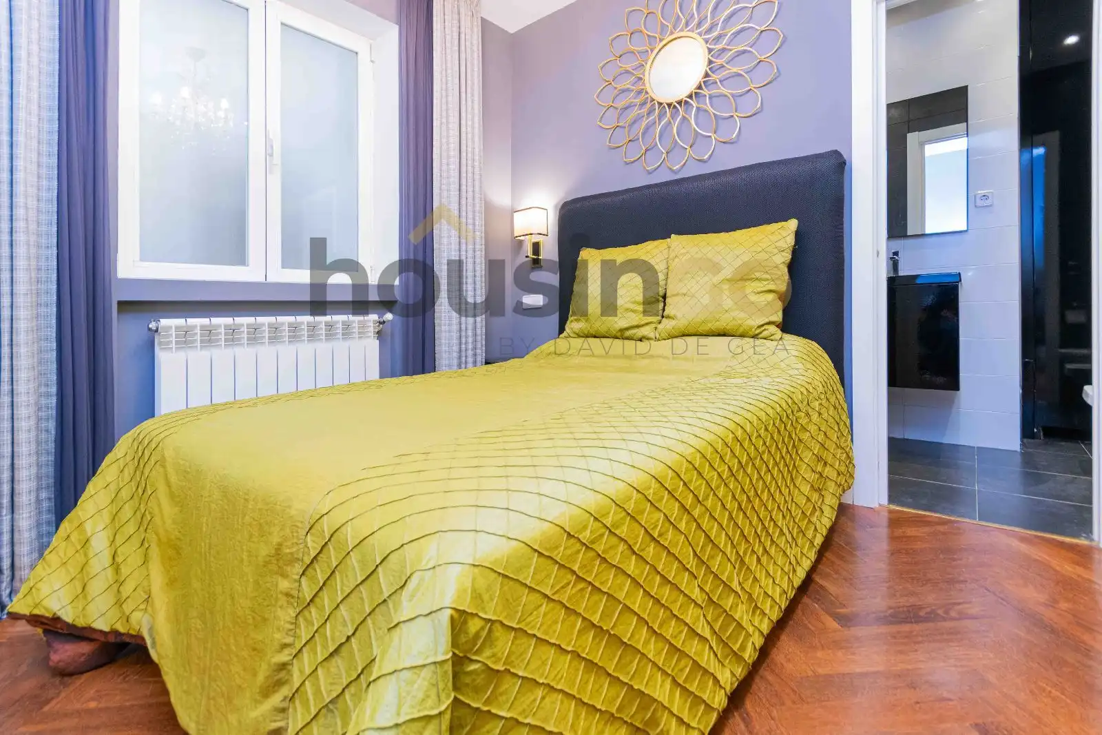 Bedroom of Flat for rent in Madrid  with Heating and Furnished