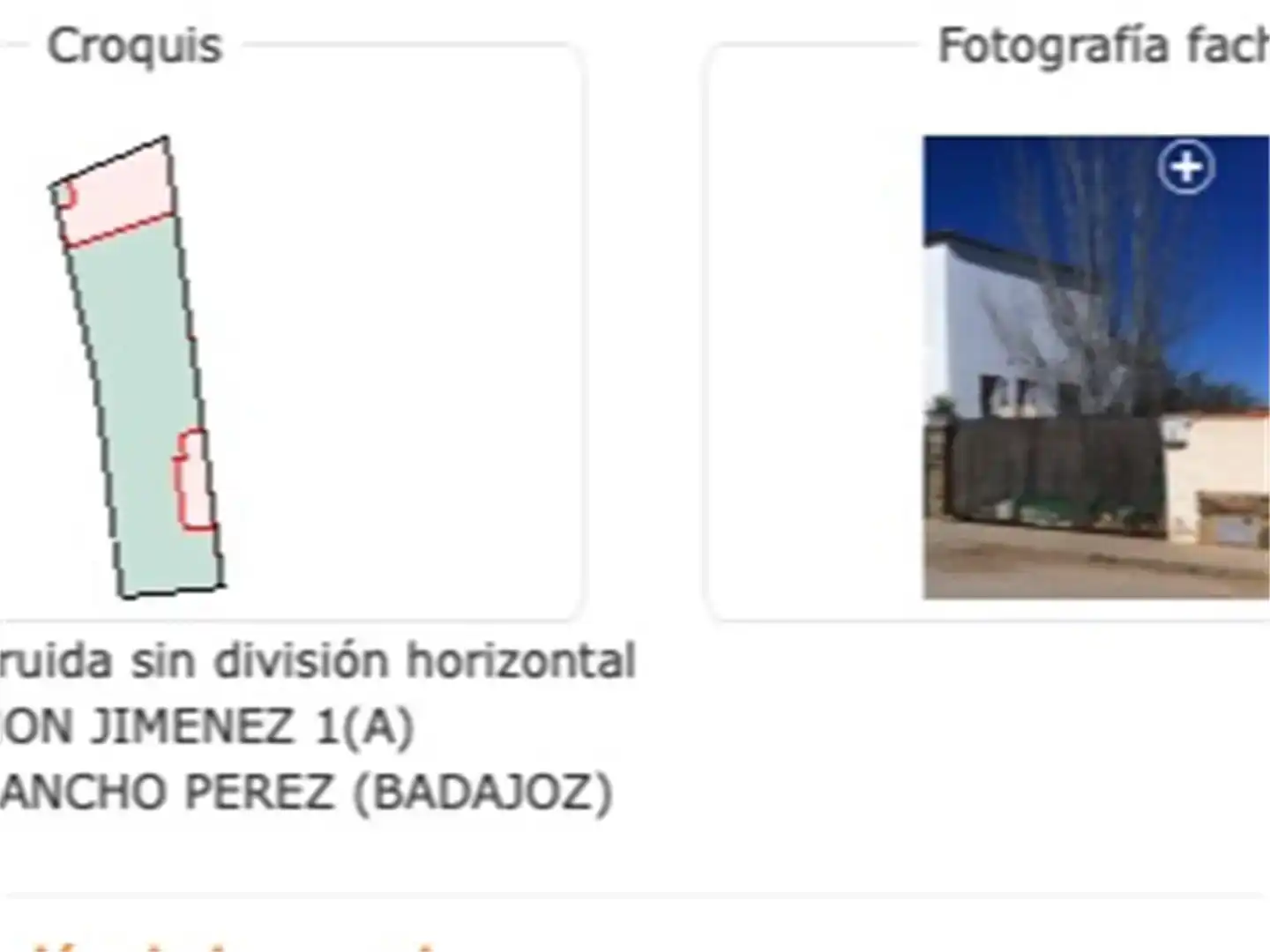 Vista exterior de Terreno en venta en Puebla de Sancho Pérez, Badajoz