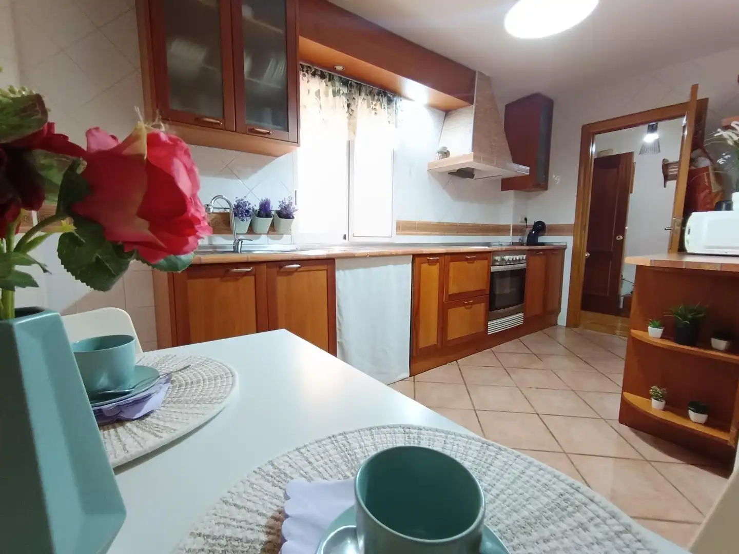 Cocina de Piso en venta en Murcia con Aire acondicionado, Parquet y Amueblado