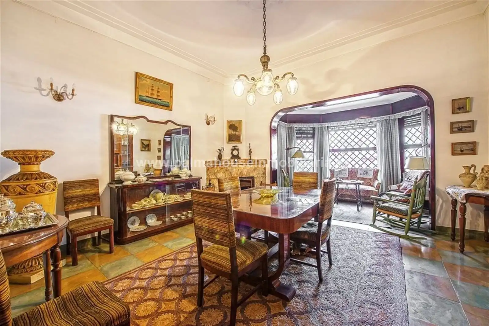 Comedor de Casa o chalet en venta en  Palma de Mallorca con Terraza, Trastero y TV