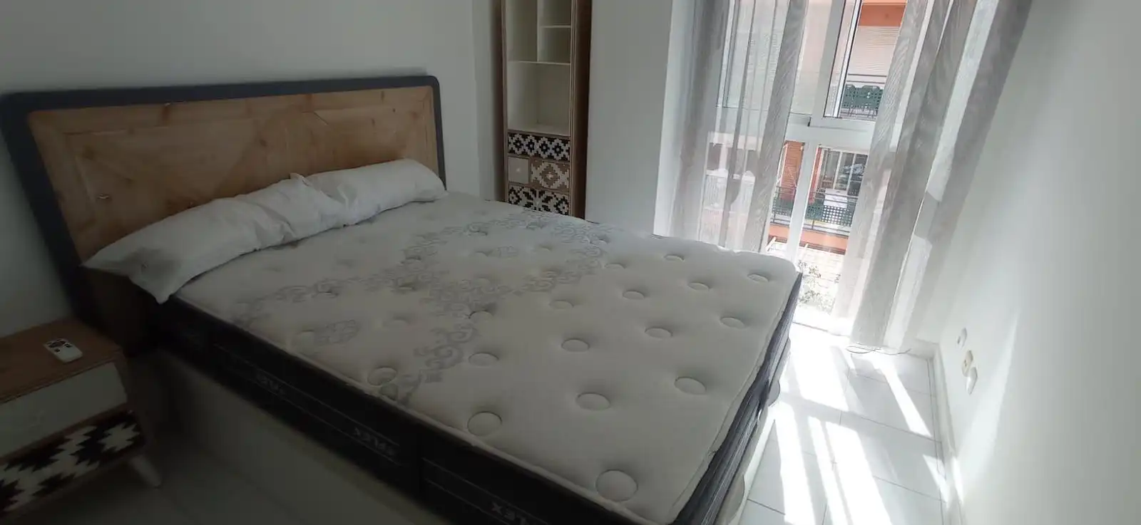 Bedroom of Apartments for rent in Murcia  with Air Conditioner, Furnished and Balcony