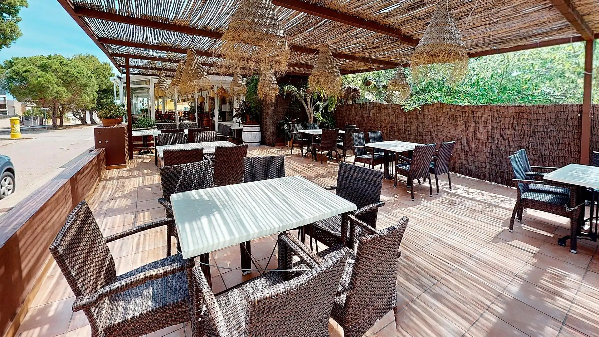 Terrasse von Geschaftsraum zum Verkauf in Santa Margalida mit Klimaanlage und Möbliert