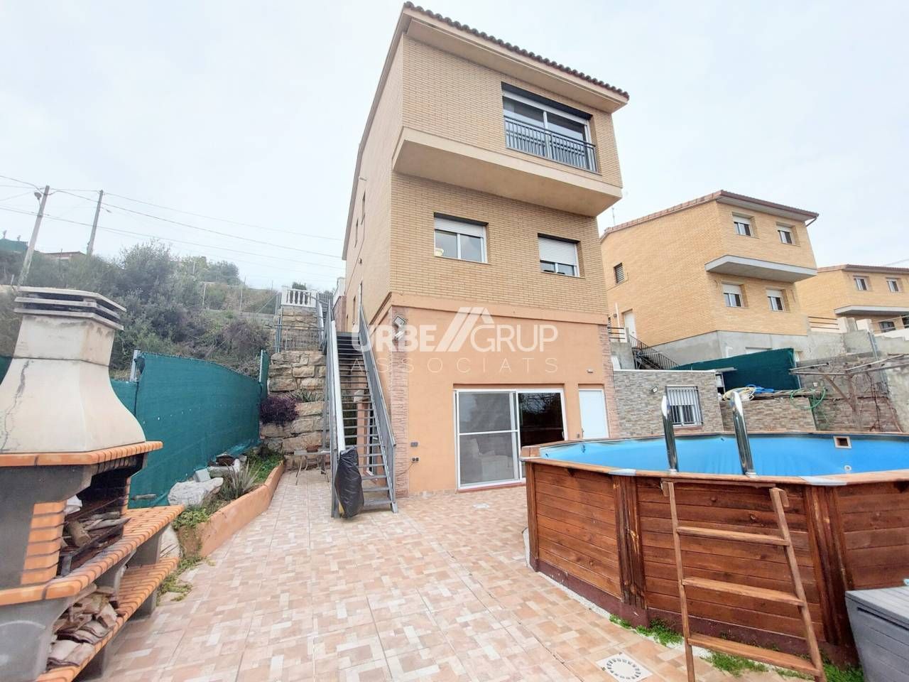 Exterior view of House or chalet for sale in Rubí  with Air Conditioner, Heating and Private garden