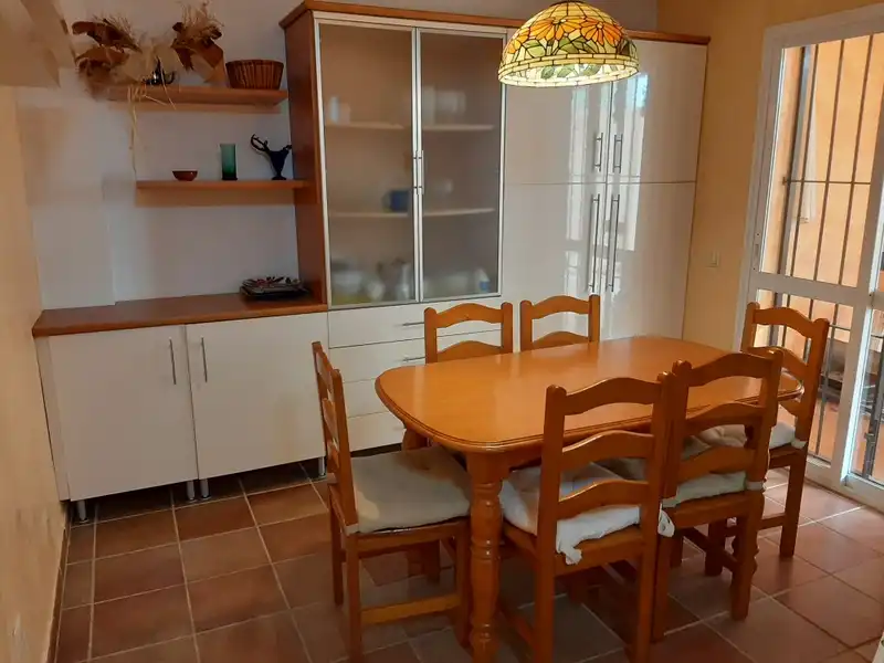 Dining room of Detached homes for rent in Los Barrios  with Air Conditioner, Heating and Furnished