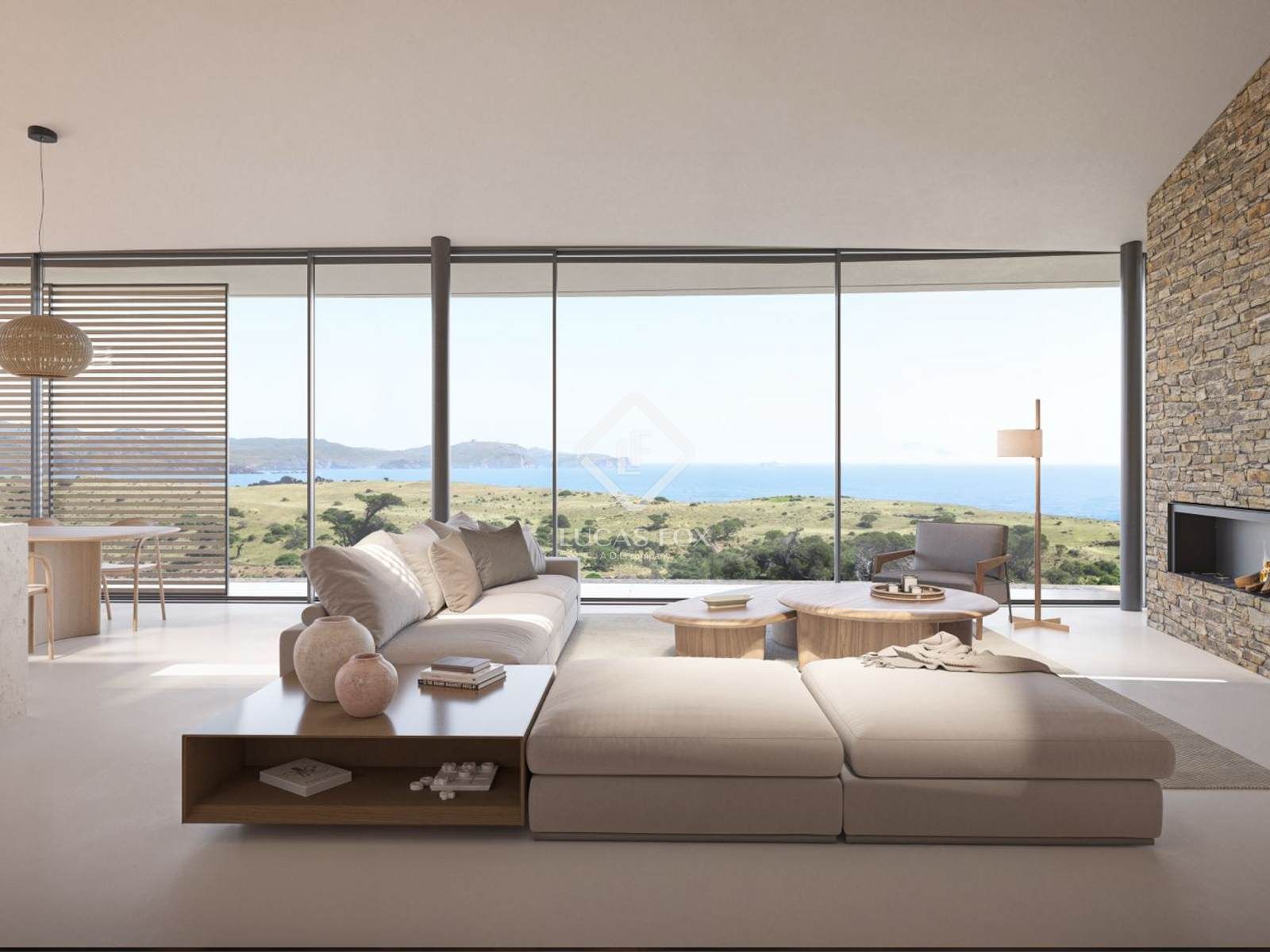 Living room of House or chalet for sale in Cadaqués  with Air Conditioner, Terrace and Swimming Pool
